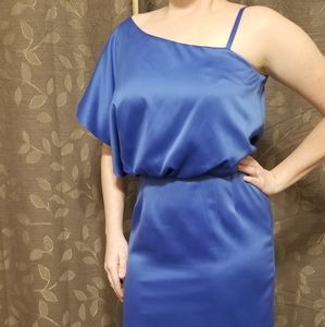 Jessica Simpson  Royal Blue off the shoulder